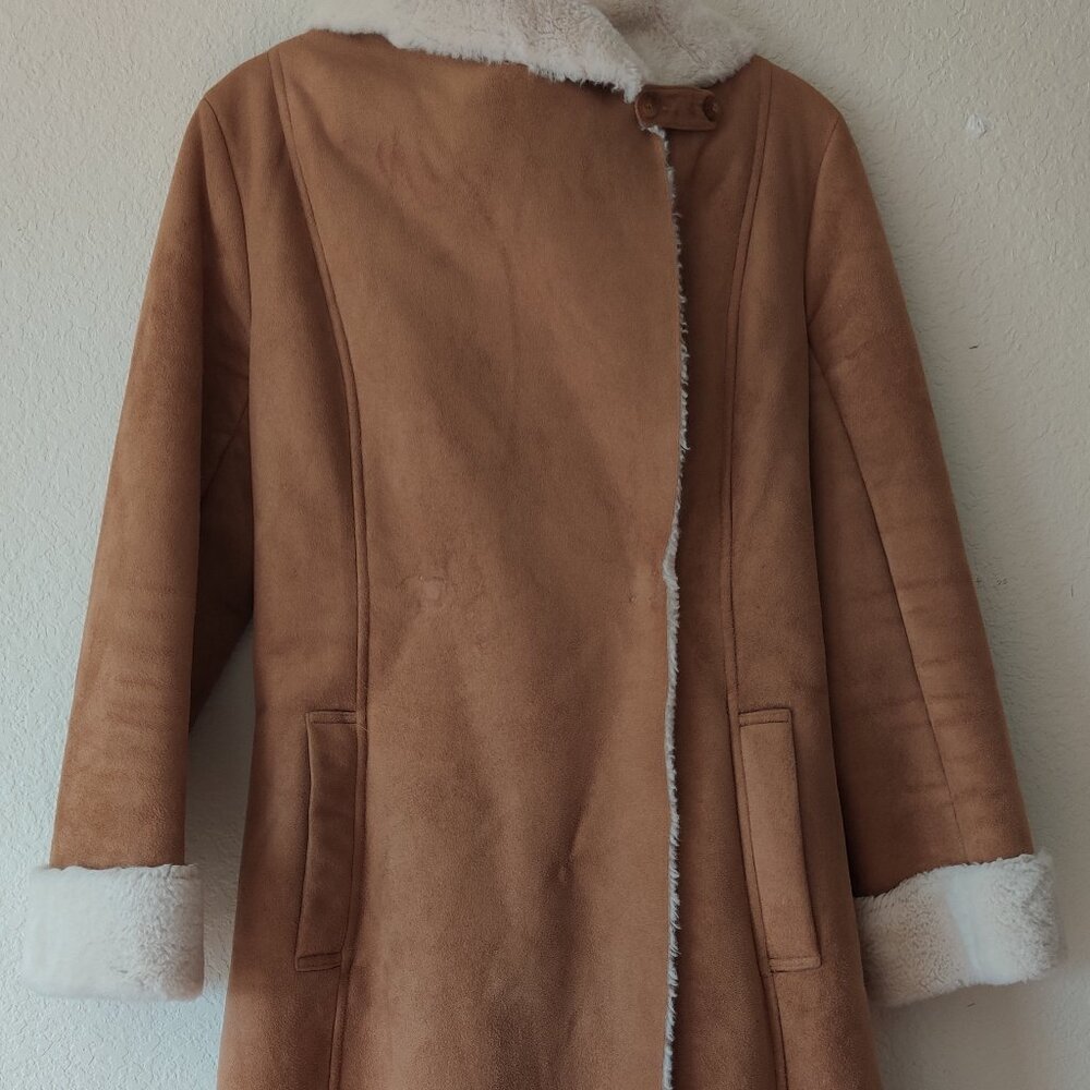 Faux fur coat